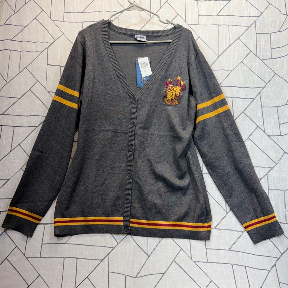 Harry Potter Gryffindor Cardigan 2X  Hot‎ Topic Hogwarts School Uniform Sweater